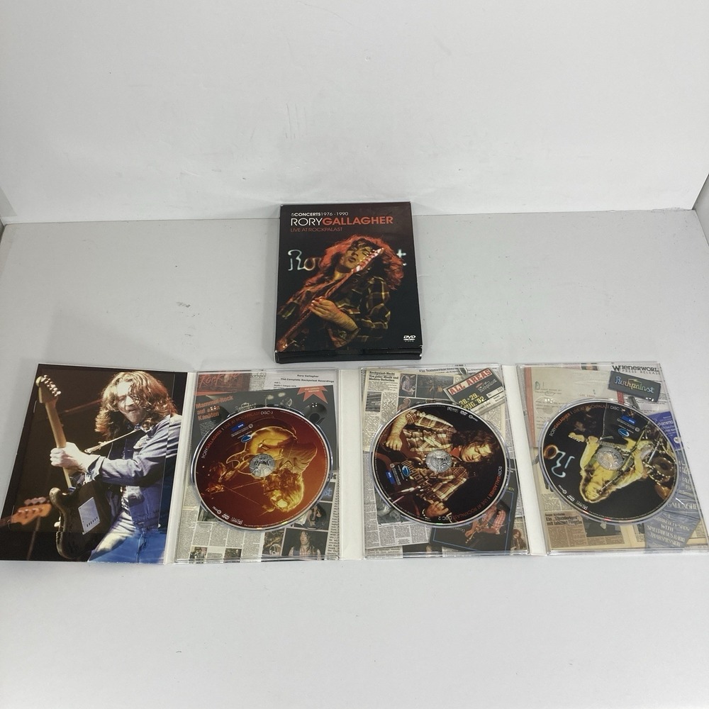 Rory‎ Gallager - Live at Rockpalast - 5 Concerts 1976 - 1990 (DVD, 3 disc set)
